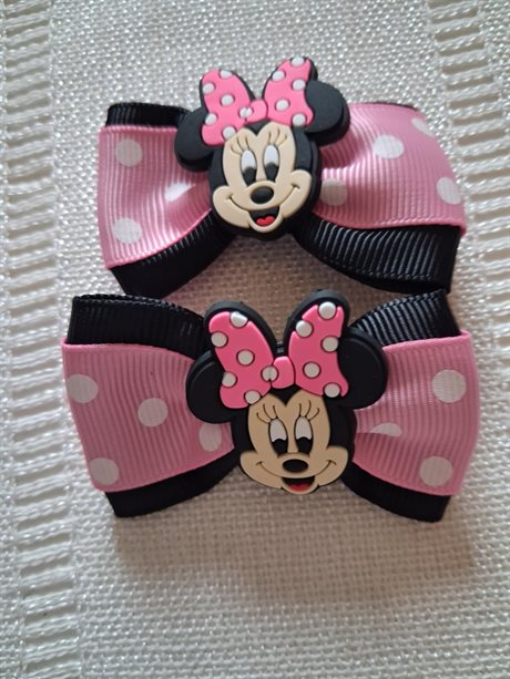Hårklämma Minnie Mouse Rosa