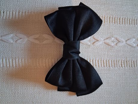 Hårklämma Bow Svart