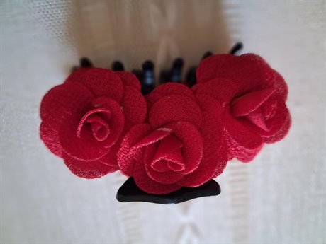 Röd Ros Klämma Medium